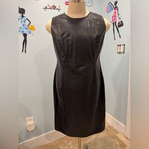 Calvin Klein Black Sleeveless Sheath Mini Dress